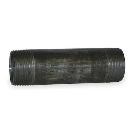 Zoro Select 40705 1-1/4″ X 3-1/2″ Black Pipe Nipple Sch 80, 40705