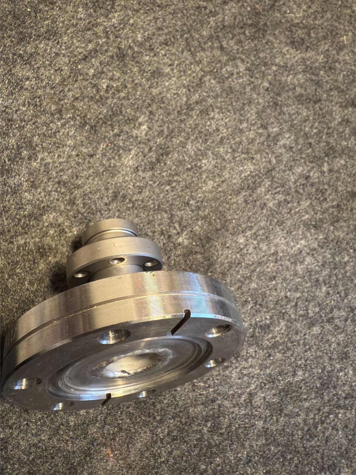CF-CF Reducing Adapter – CF35 to CF16 – One Rotatable Flange