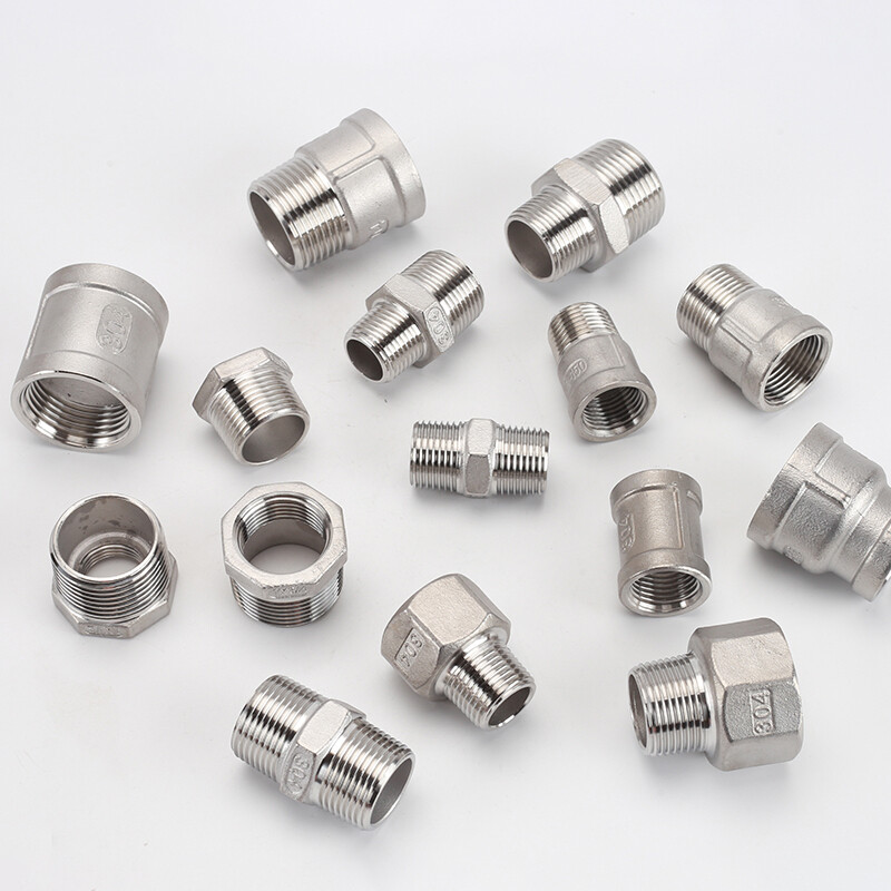 BSP Female/Male Thread 304 Stainless Steel Fitting Water Pipe Adapter Connector