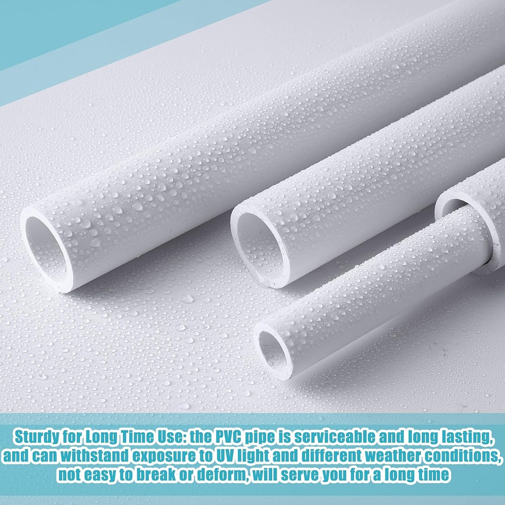 20-315mm White PVC Round Tube / Pipe Solvent Weld Length 2cm 5cm 8cm 10cm ~ 50cm