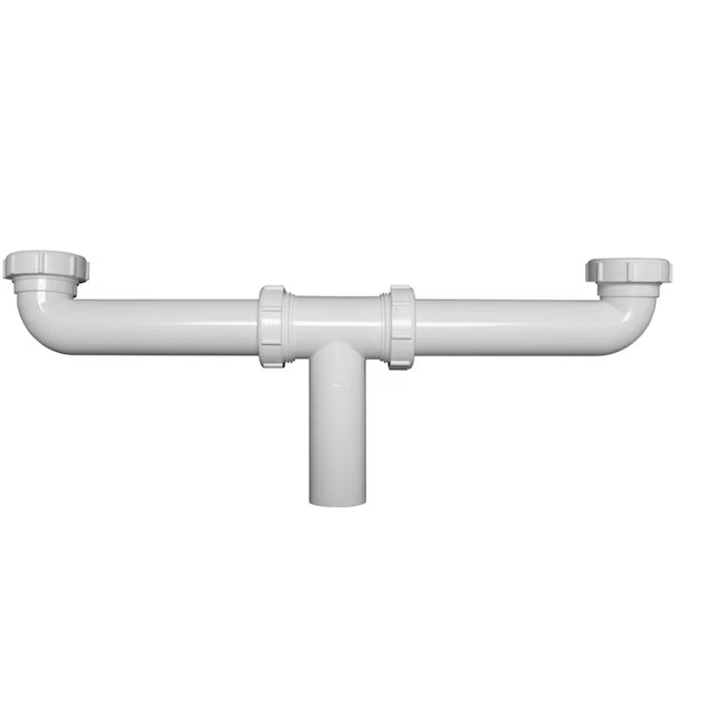 (5 PACK)KEENEY Double Bowl Sink 16″ Center Outlet Waste 1-1/2″ 25014 130-16WK 65