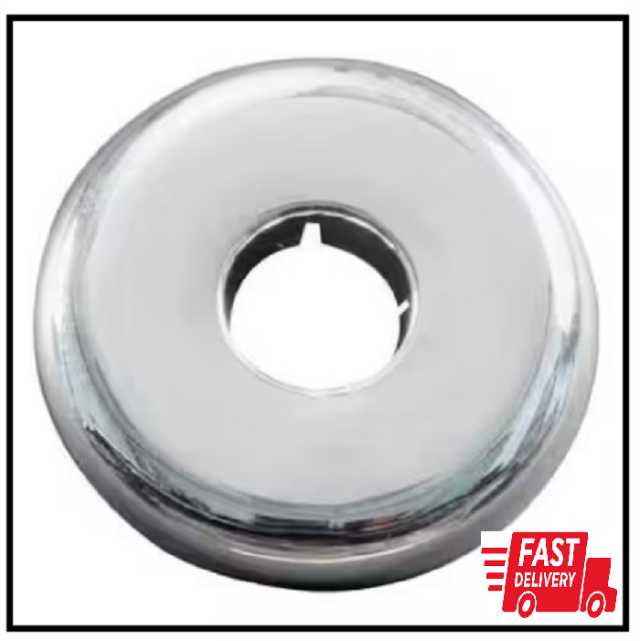 Copper Tube Chrome-Plated Split Floor and Ceiling Plate 20-PACK 1/2in. X 2.5in.