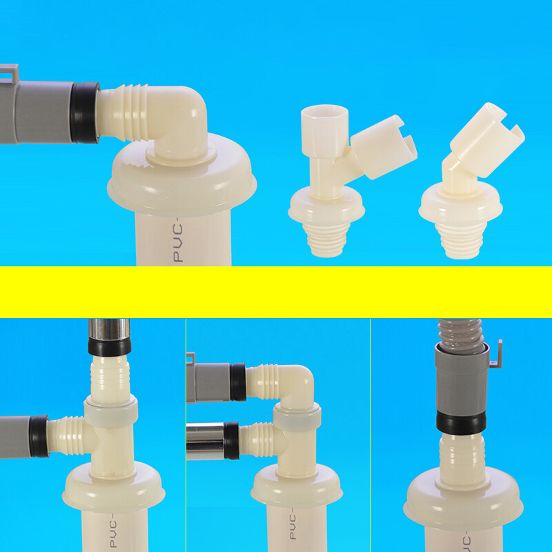 Adapter Pipe Washing Machine Connector Hose Splitter Water Drain Home Laundry