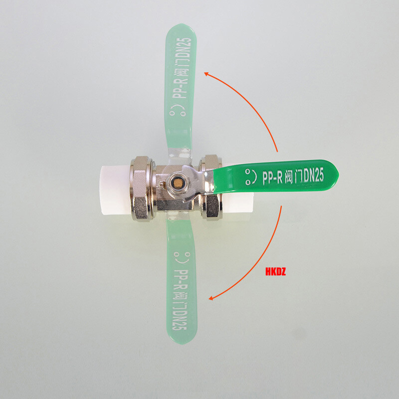 PPR Brass Pipe Ball Valves With Dual/Single Male/Female Hot Melt Water Fittings