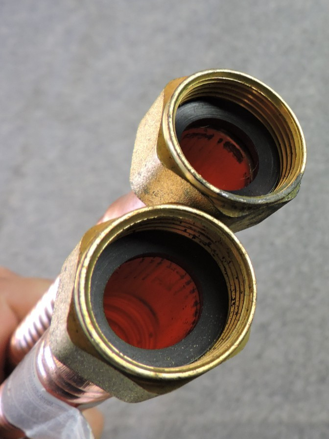 2 Everbilt 3/4”FIP x 3/4”FIP x 24” Corrugated Copper Water Heater Supply Line