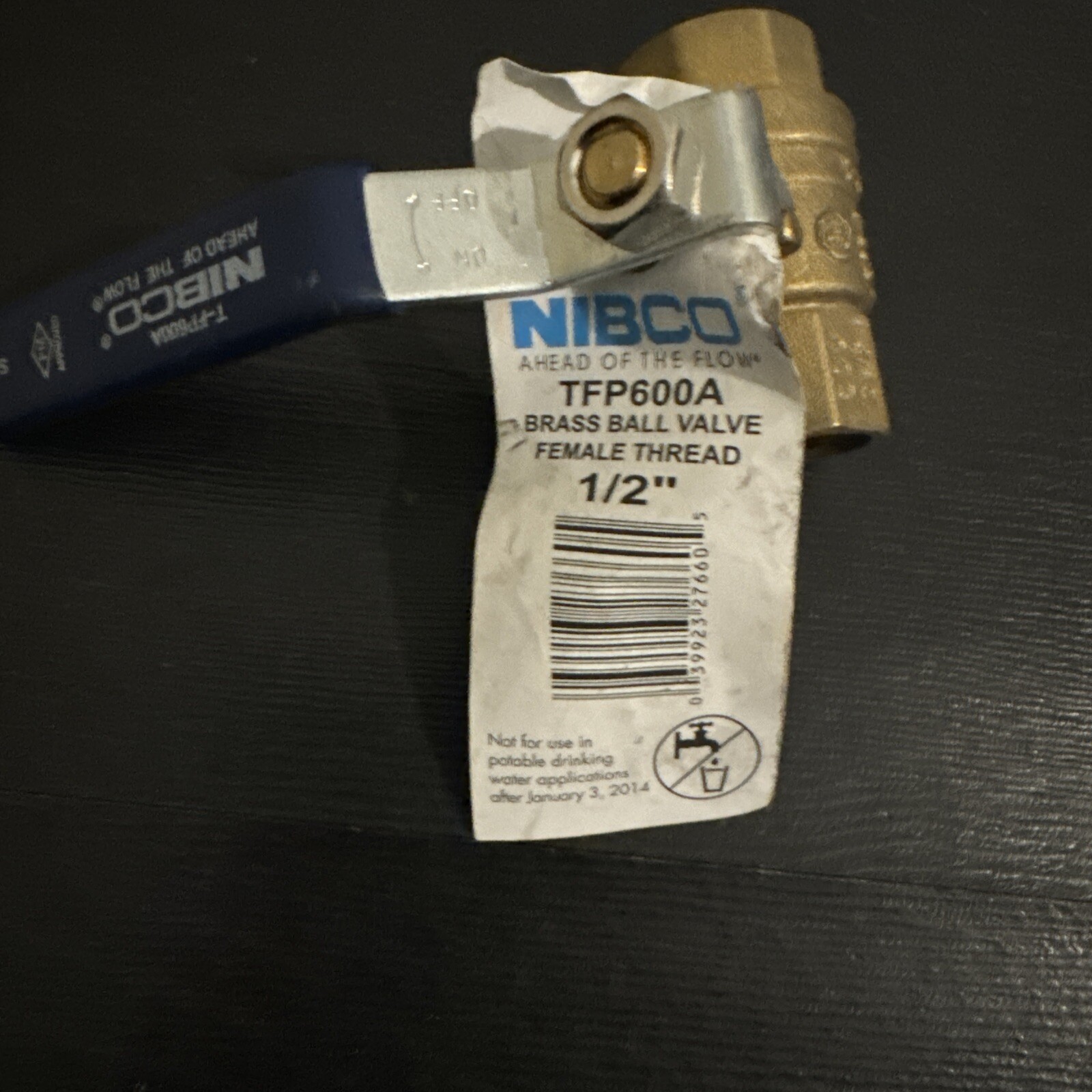 NIBCO Brass Ball Valve Female Thread 1/2″ FP600A 1/2 PSI *FAST SHIPPING*