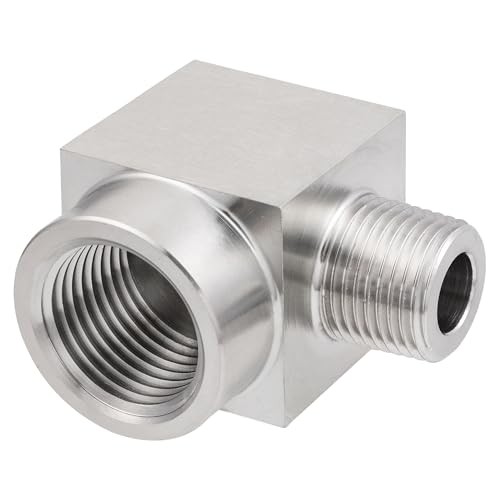Stainless Steel 304 Reducer 90 Degree Street Elbow/4″ 1/4″ Fnpt x 1/8″ Mnpt 1