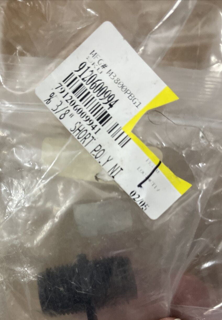 Pipe Nipple,3/8″ In,MPT,150 PSI, Black, NIP038-SH, OD= 5/8″, UNION-New-SHIP 24HR