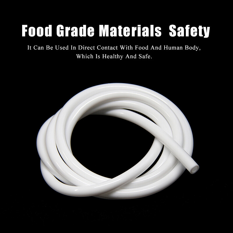 White Silicone Tube Food Grade Beer Milk Flexible Hose Pipe Soft Rubber 1mm-25mm