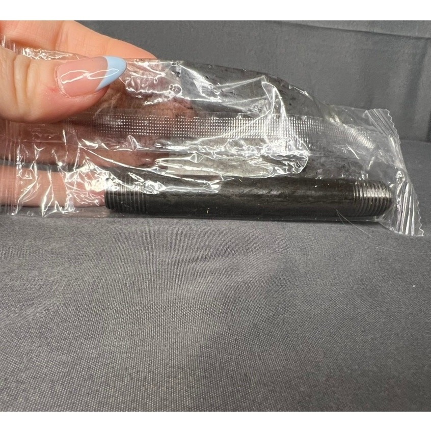 Steel Pipe Nipple 1/4 x 4 Black NIP