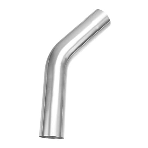 Exhaust Tube OD, 304 Stainless Steel Exhaust Pipe Mandrel 2.25″ 45 Degree