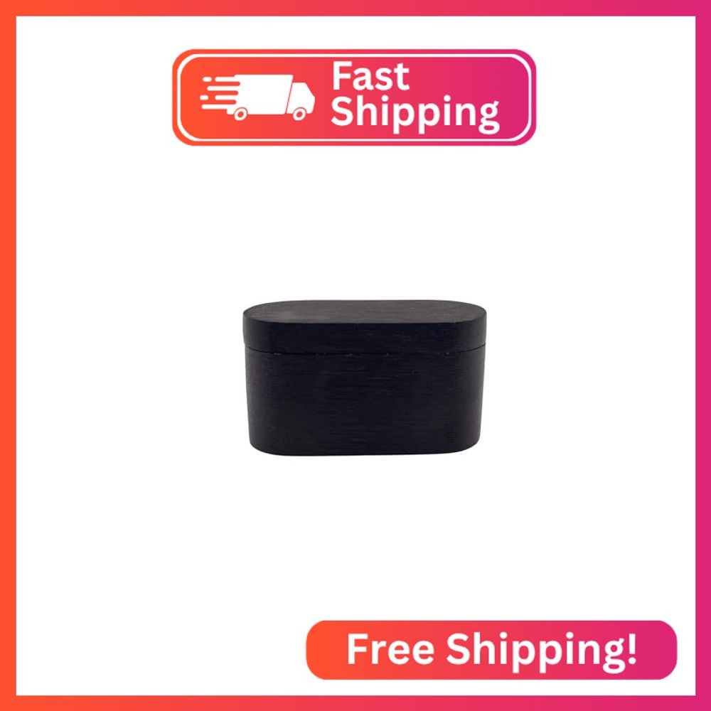 Portable Foldable Mini Pipe Set Travel Pipe Box Beginner Pipe Kit (Black)