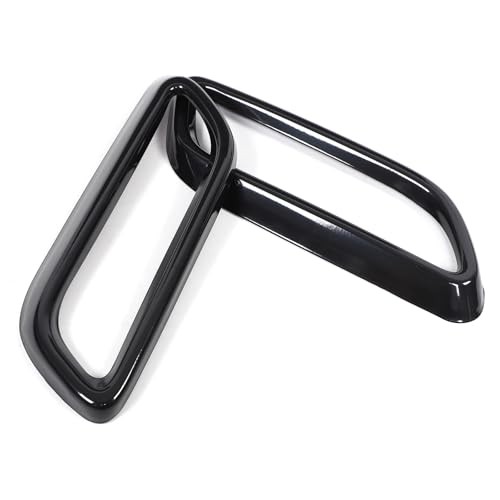 Tail Throat Exhaust Outputs Frame Cover Trim Compatible with 2020 Glossy Black