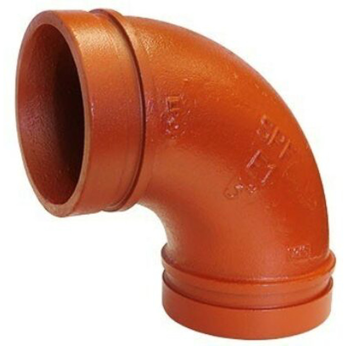 Various Sizes and Finish of SPF/Anvil Fig. E1 Grooved 90 Degree Elbow Fittings