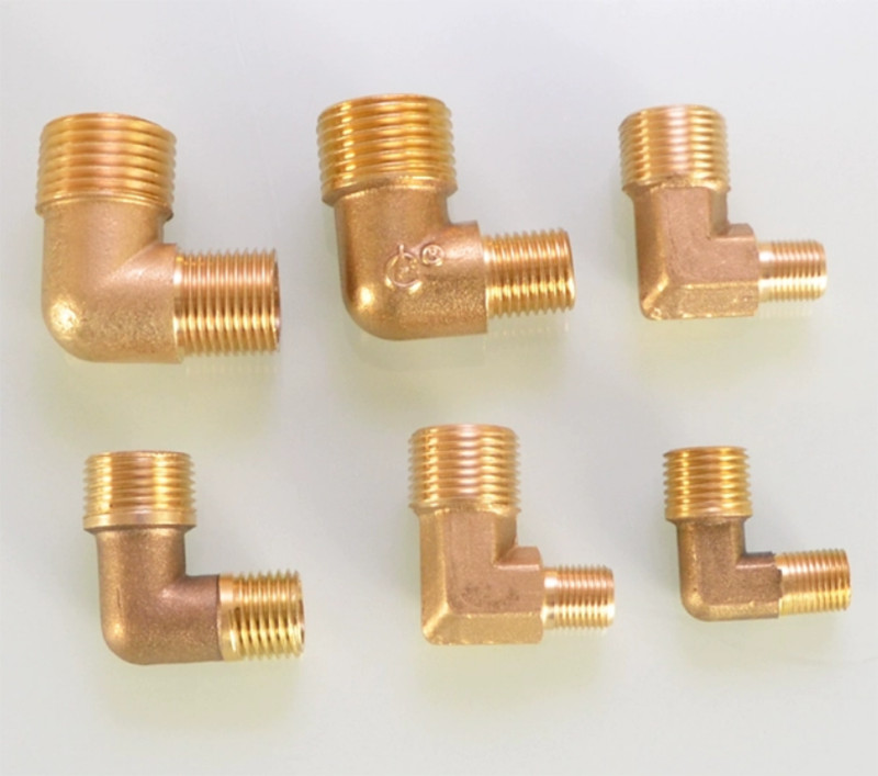Brass BSP Male/Female Thread 90° Right Angle Elbow Coupler Fitting Adapter M-F