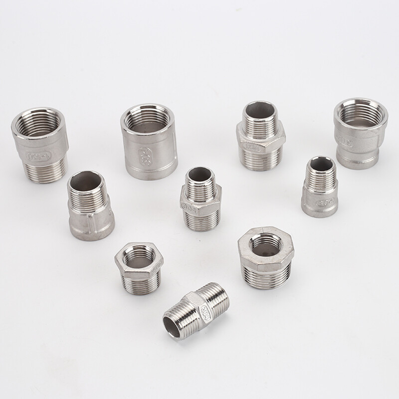 BSP Female/Male Thread 304 Stainless Steel Fitting Water Pipe Adapter Connector