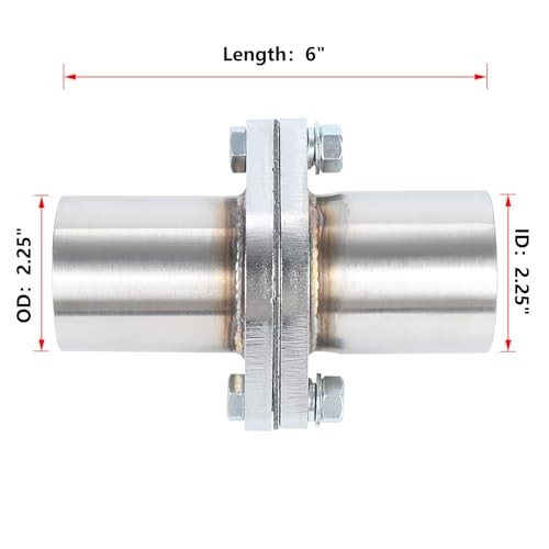 Exhaust Flange Repair Piping Kit to 2.25″ OD with Gasket and Bolt for 2.25″ ID