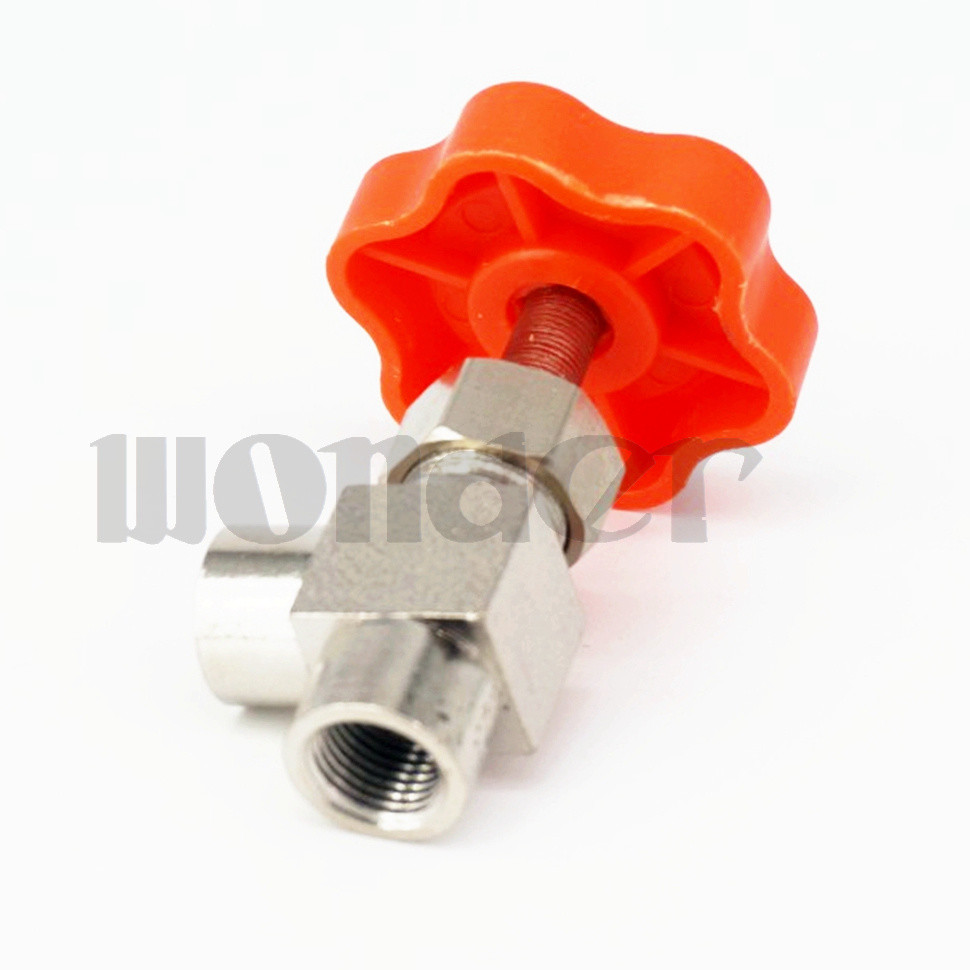 1/8″ BSP Female Elbow Nickel-Plated Brass Needle Valve 0.8 Mpa