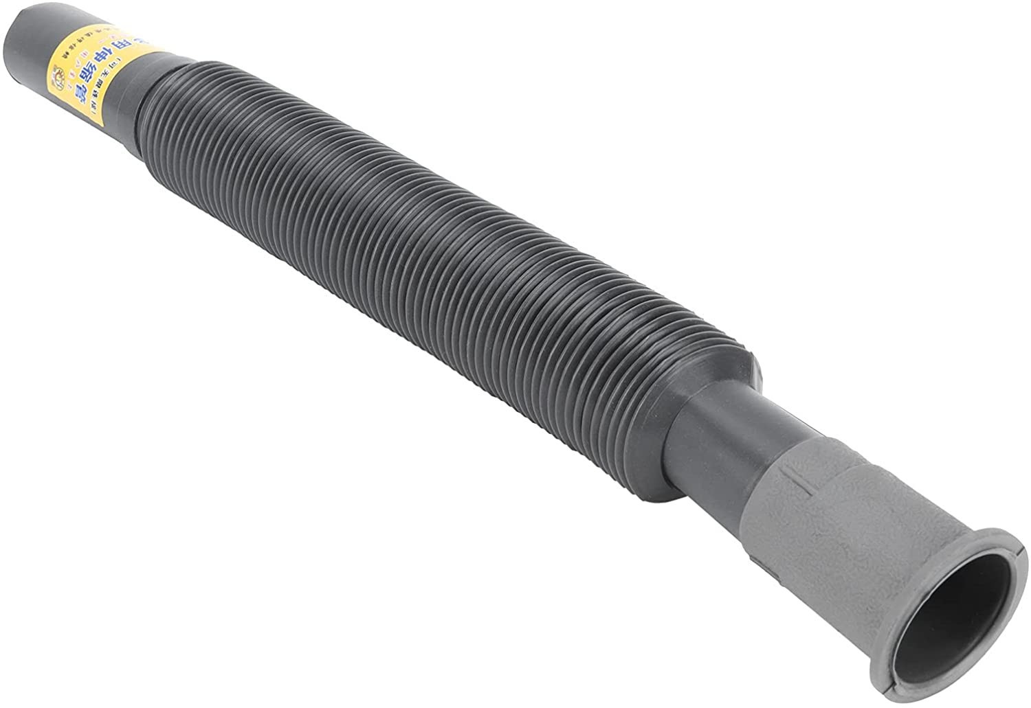 fLeXiBLe 12″ to 18″ Tube Pipe Sink Drain Water S-Trap Drain Hose Bathroom Grey