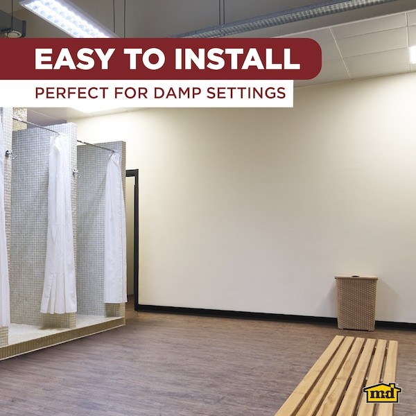 Zoro Select 820N93 Wall Base Molding, 120 Ft L, Black, 820N93