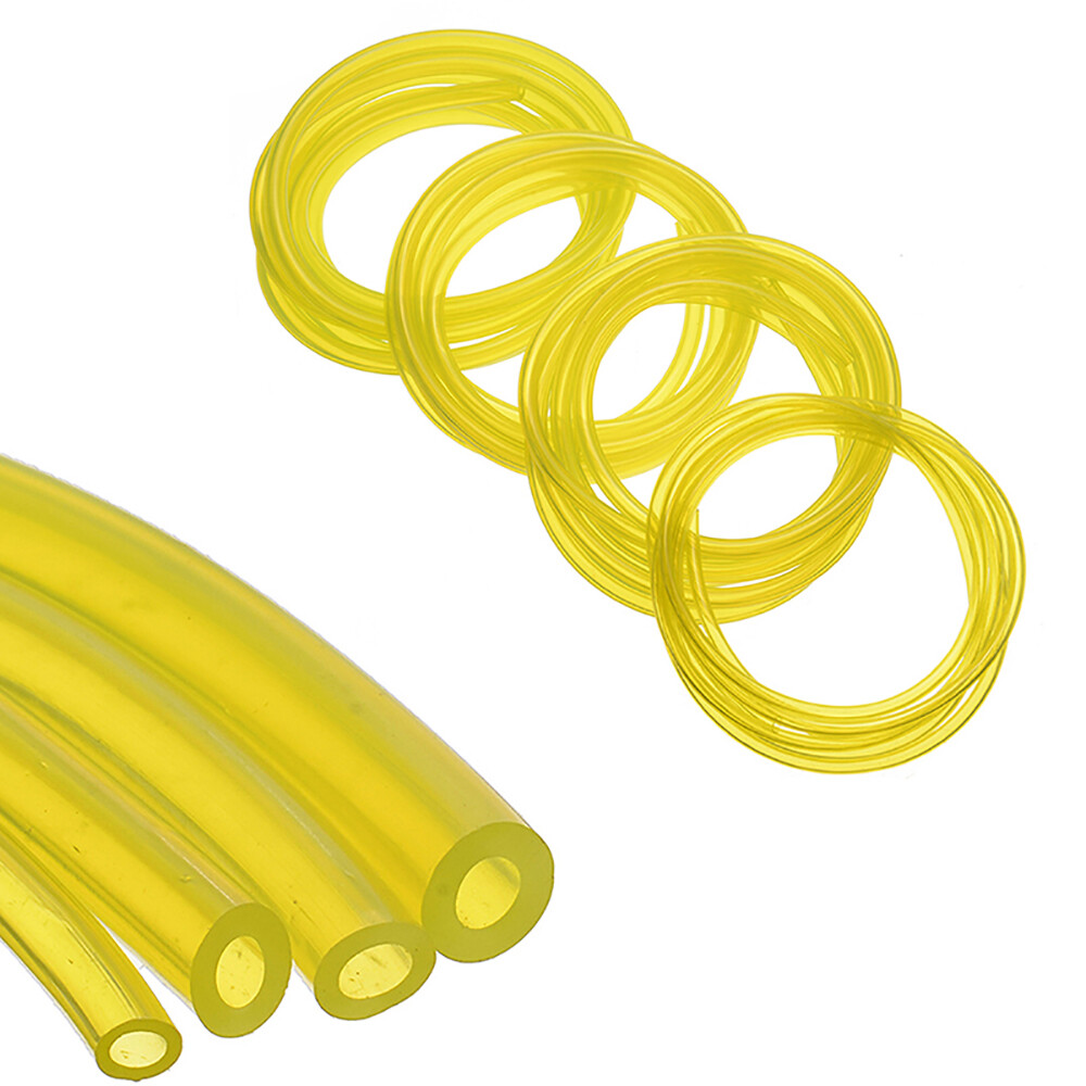 Petrol Fuel Gas Line Pipe Hose Mowers Trimmer Chainsaw Tube Yellow/Black/Clear