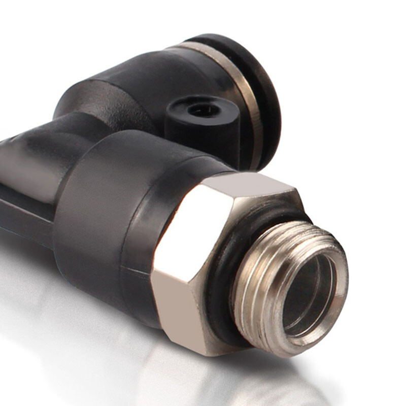Pneumatic Push In Fitting Air Water Pipe – 90° Male Elbow Stud 3/4/5/6/8/10 mm