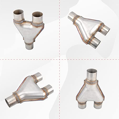 T409 Stainless Steel Y Pipe 3” Inch ID Single to 3” Inch 3″ Single to 3″ Dual