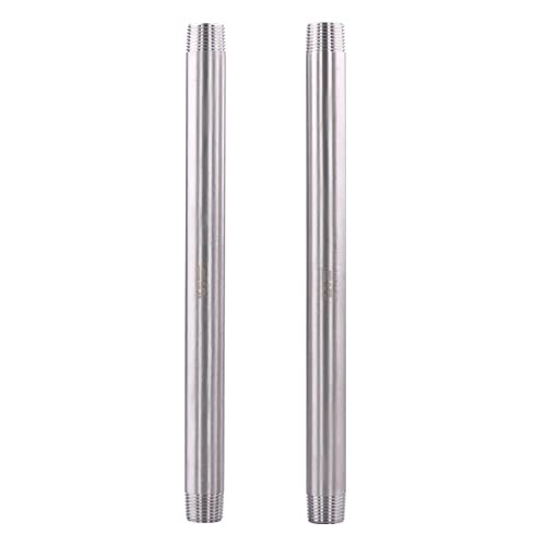 3/8″ X 3/8″ NPT Male Nipple Stainless Steel 3/8″ Male NPT 8″ Length (pack of 2)