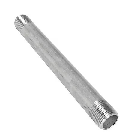 1-1/2″ Mnpt X 5 Ft Tbe 304 Stainless Steel Pipe Sch 80, E4bnh21