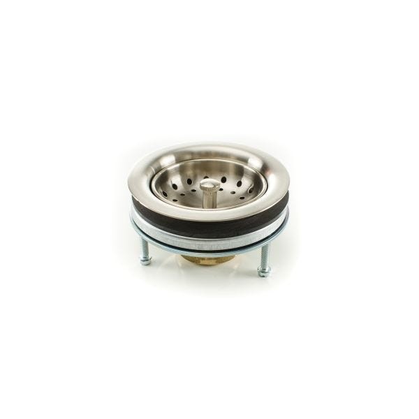 PASCO 21905 Basket Strainer 3-1/2″ to 4″ Brushed Nickel PVD Finish