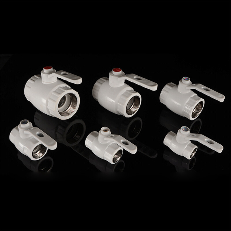 PPR Hot Melt Ball Valves Female Thread Ball Valve 20mm-110mm Switch Accessories