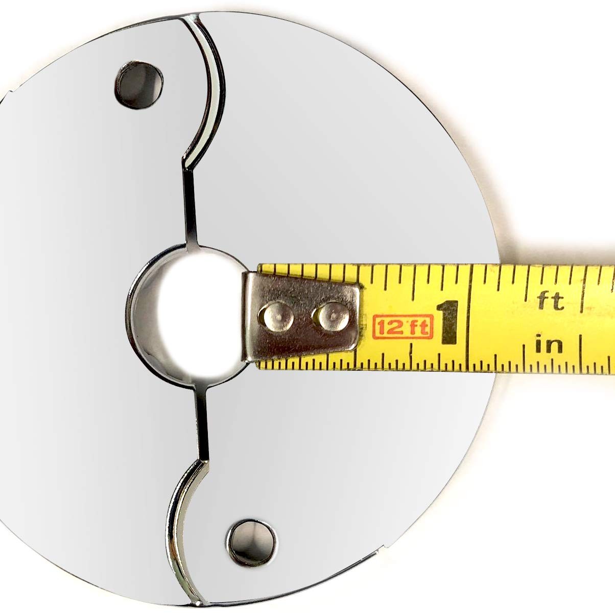 Floor and Ceiling Plate Cover Split Flange Replacement 2-3/4, Chrome Finish