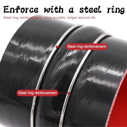 High Performance Straight Silicone Hump Coupler ID 4 Inch 4-Ply Reinforced ID4″