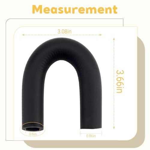 18777 Premium Molded Heater Hose, Resists Electrochemical Degradation, for