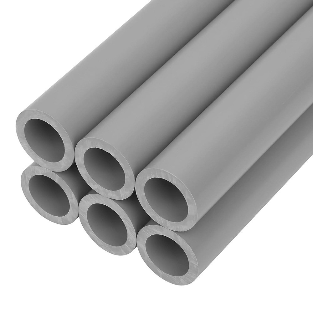 20-315mm Grey PVC Round Tube / Pipe Solvent Weld Length 2cm 5cm 8cm 10cm – 30cm