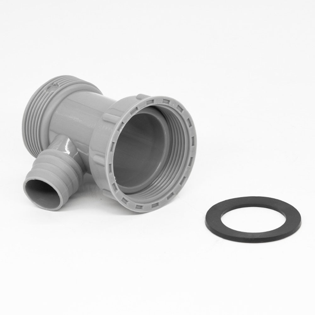 Bathroom Kitchen Tube Pipe Sink Basin Drain Overflow Hose Tee Head Sink Joint