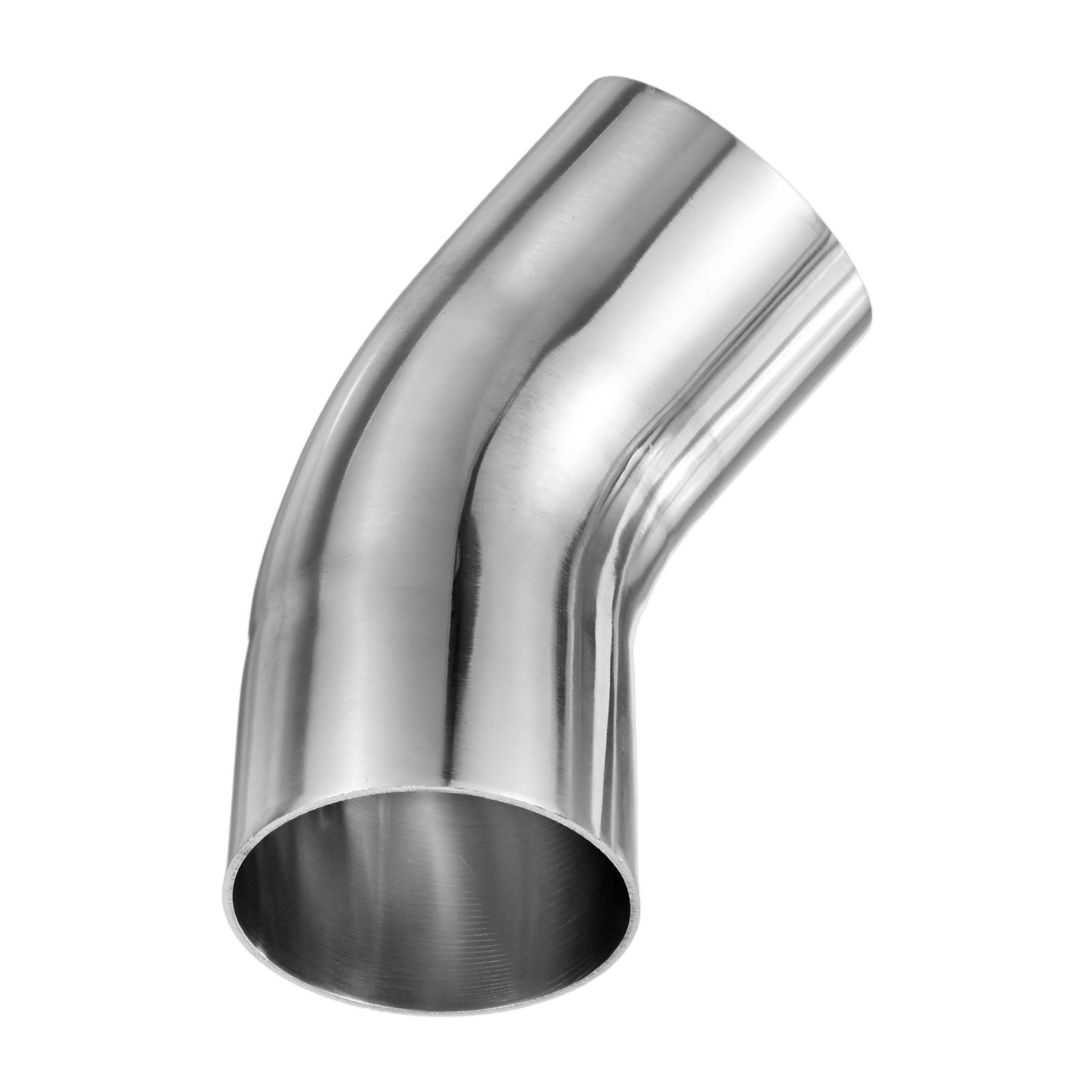 OD 2.8 Inch 45 Degree Mandrel Bend Elbow, Thicken 2 mm Height 165 mm