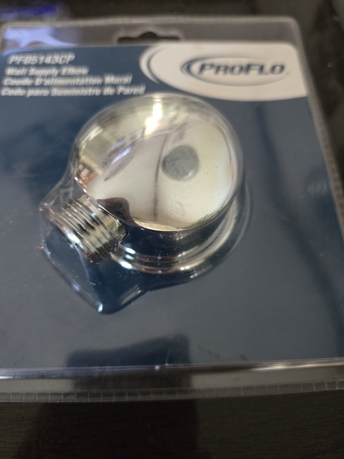 ProFlo PF05143CP Chrome Wall Supply Elbow – Standard 1/2″ Connection