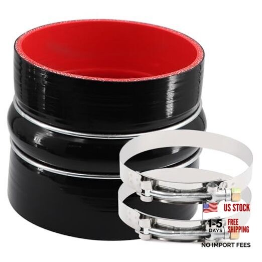 High Performance Straight Silicone Hump Coupler ID 4-1/2 Inch 4-Ply ID4.5″