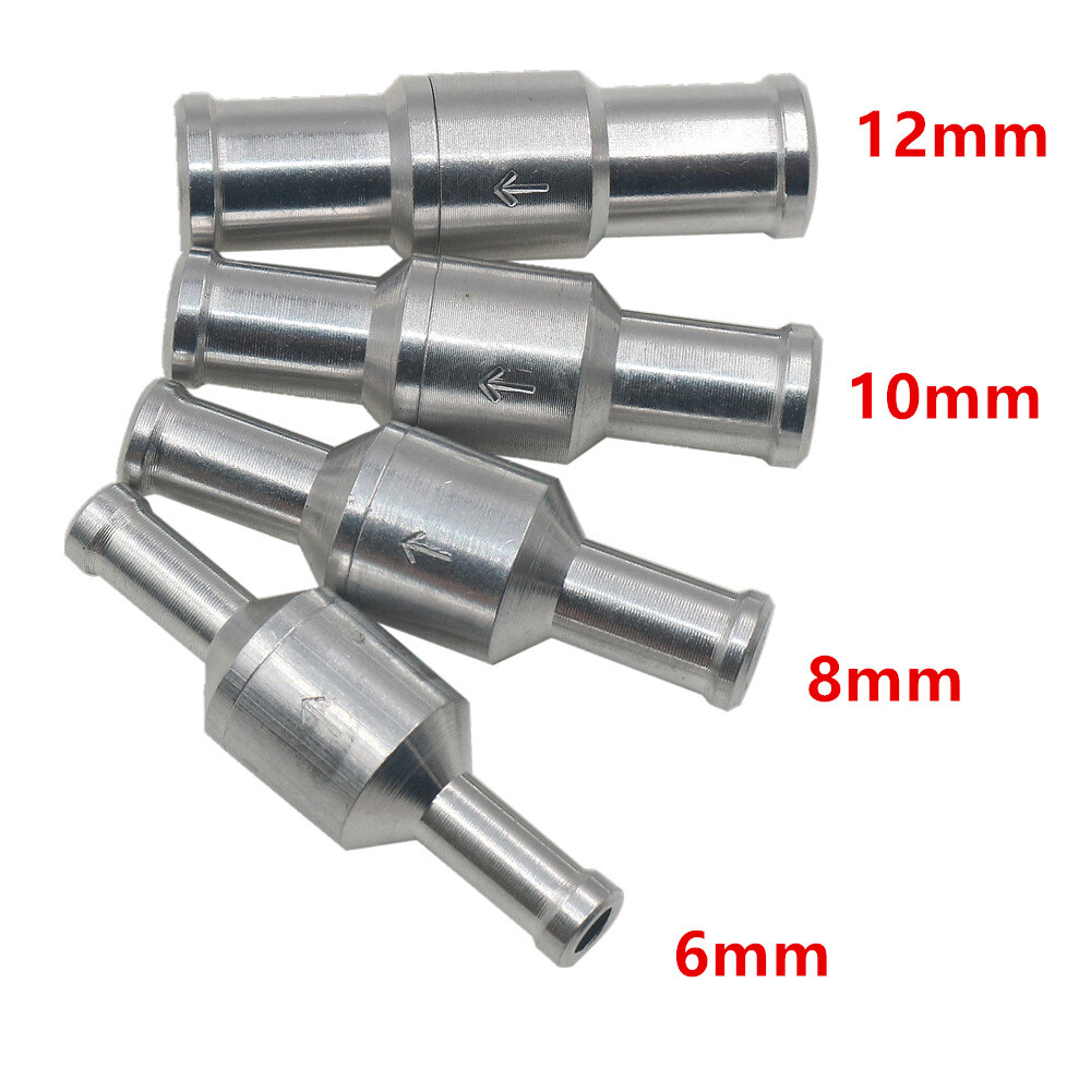 6mm 8mm 10mm 12mm Inline One Way Non Return Valves Fuel Air Water Pipe Tube Hose