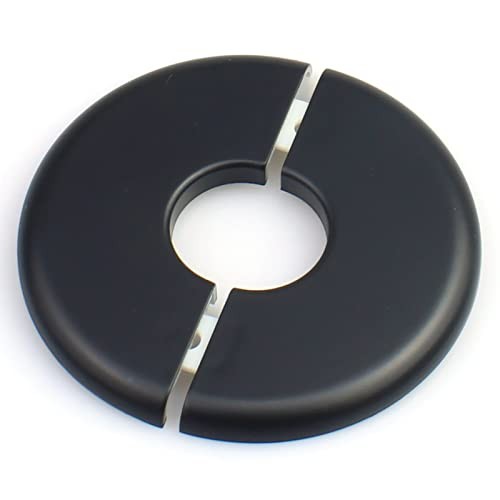 2 Pcs ID 1.0 Inch ABS Wall Split Flange Self-Adhesive Tape Round BL-1.0 INCH-2