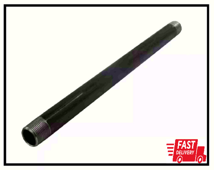 3/8 In. X 1.5 Ft. Black Steel Pipe