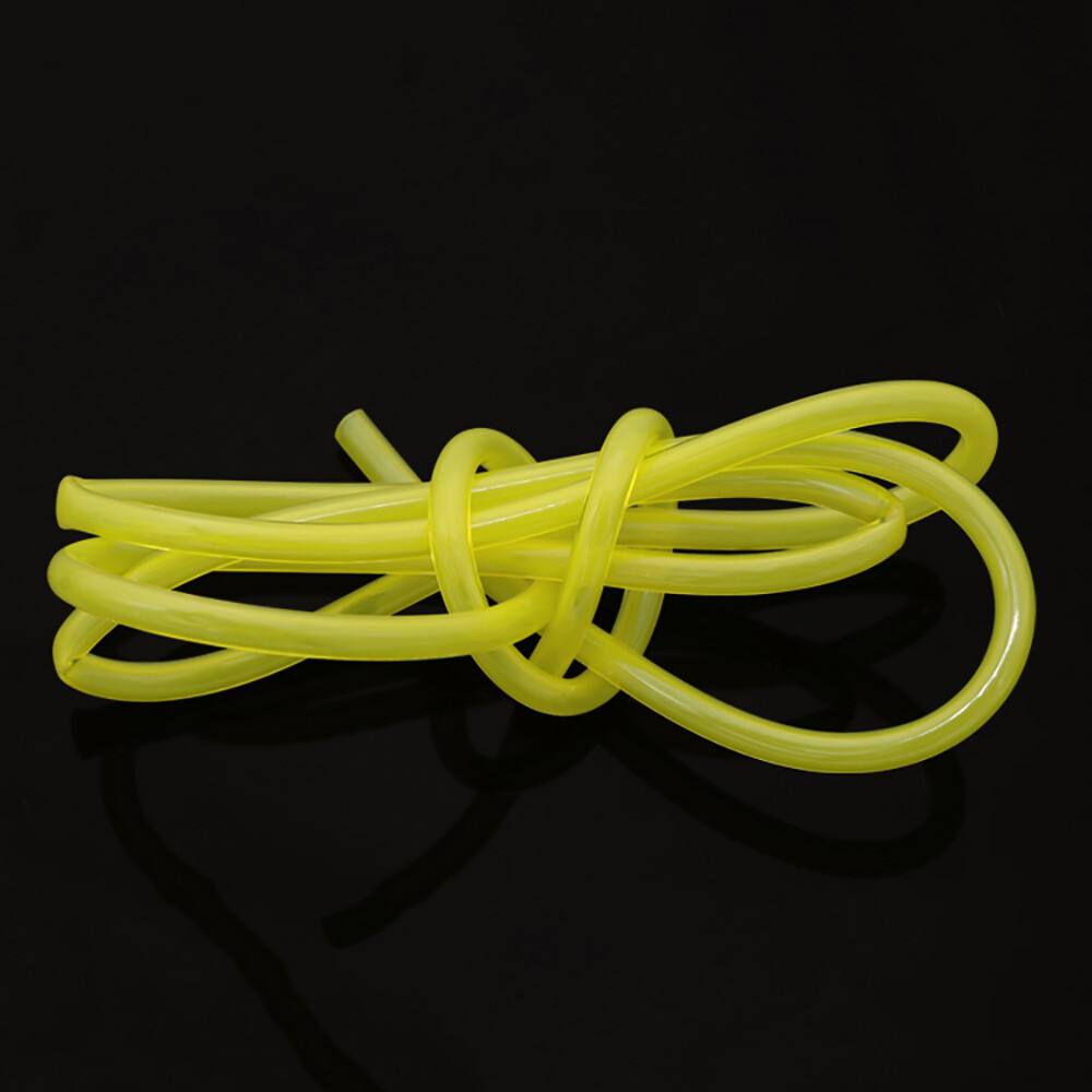 Petrol Fuel Gas Line Pipe Hose Mowers Trimmer Chainsaw Tube Yellow/Black/Clear