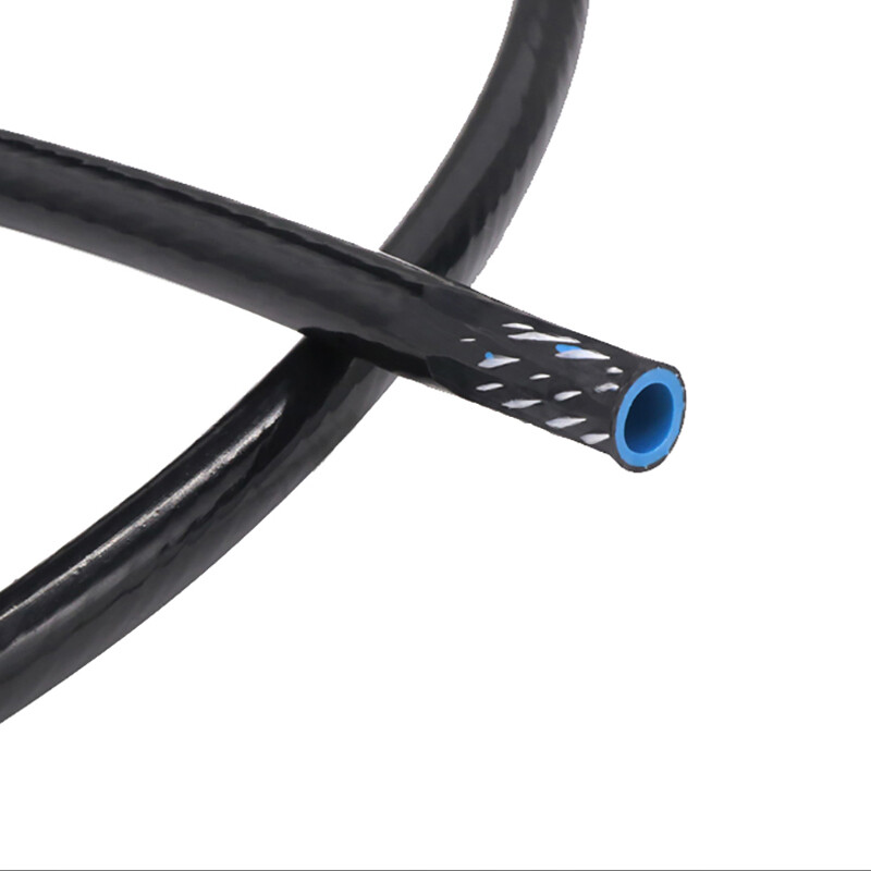 ID 6-16mm Double-layer TPU Oil Pipeline Diesel Fuel Hose Tube Tubing Black/Blue