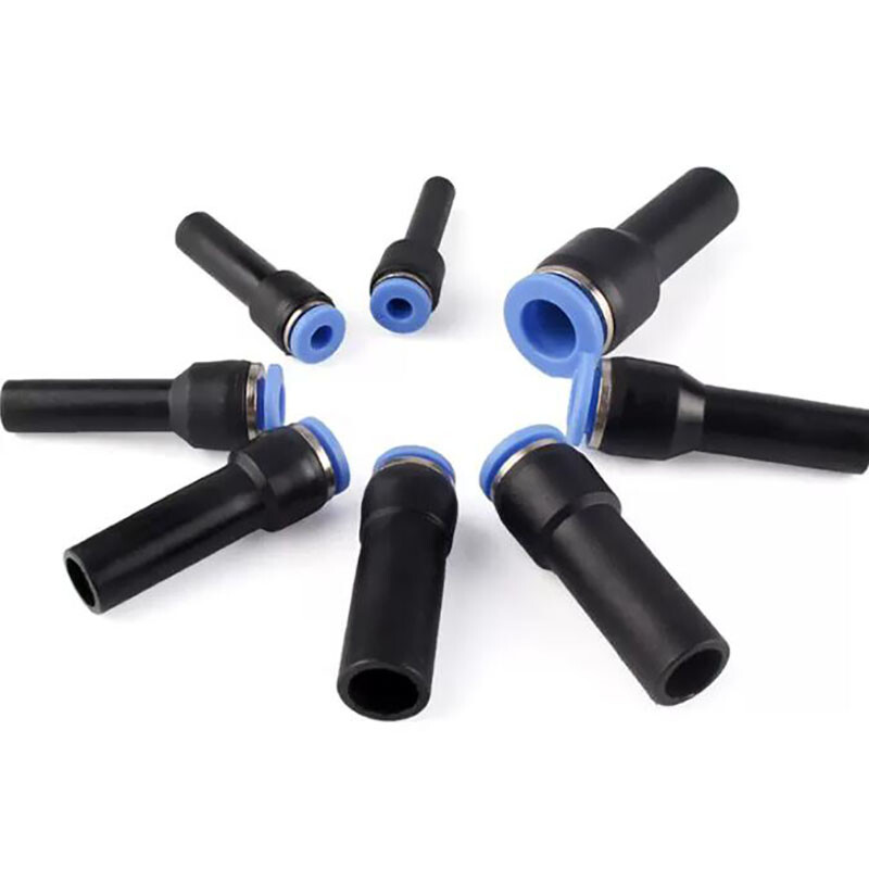 4mm-12mm Pneumatic Tube Hose Reducer Adapter Push-In Fittings Straight Connector