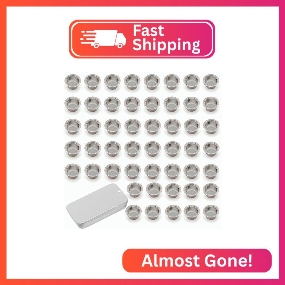 AOMI Pipe Screens Filter Stainless Steel, 50pcs 0.5inch Metal Mesh Bowl Replacem