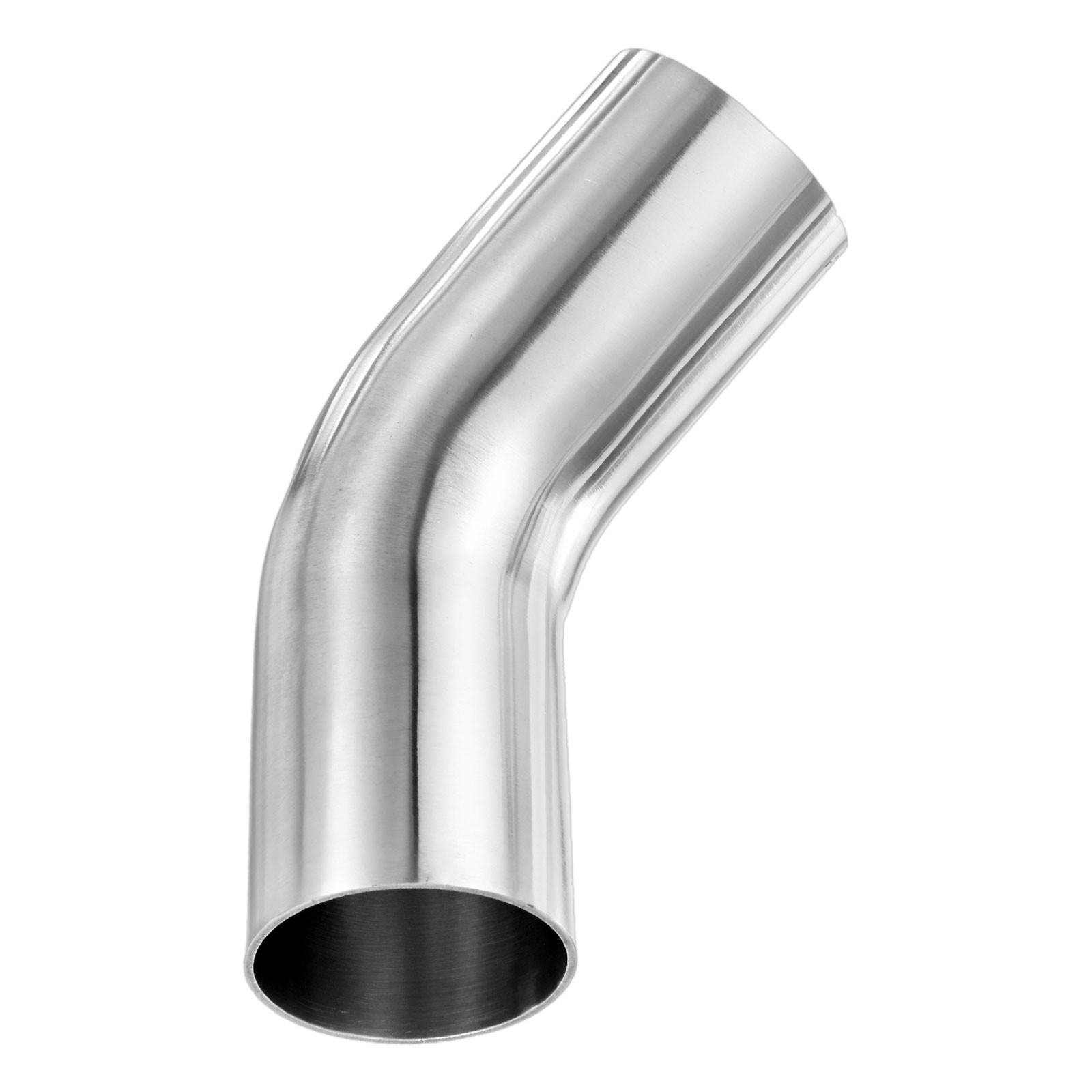 2-Pack OD 1.8 Inch 45 Degree Mandrel Bend Elbow, Thicken 1.5 mm Height 140 mm