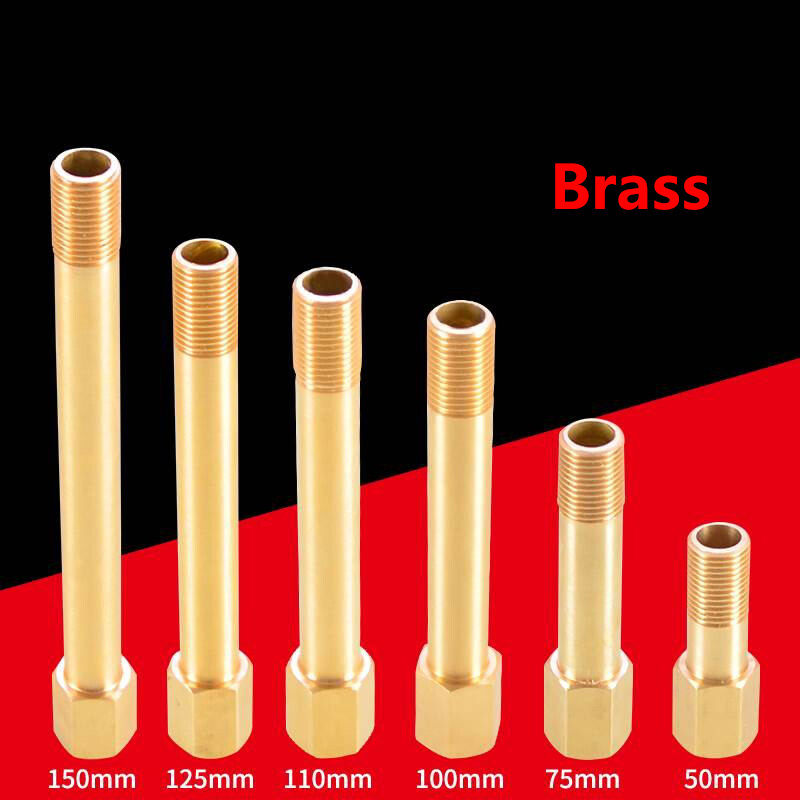1/8″ 1/4″ 3/8″ Brass Male To Female Pipe Fitting BSP Thread Extension Connector