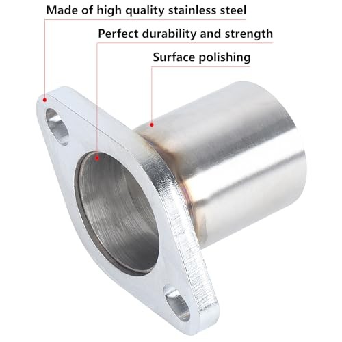 Exhaust Flange Repair Piping Kit to 2″ OD with Gasket and Bolt for Quick 2″ ID