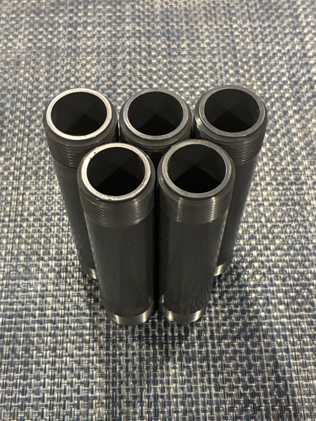 (5 PCS) PVC Nipples 1″ MNPT x 6″ MNPT SCH80 PVC Pipe